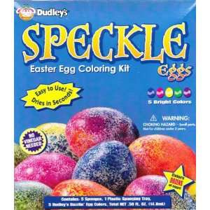  Dudleys Speckle Easter Egg Coloring Kit: Toys & Games