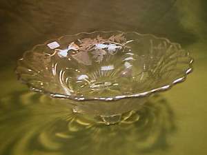 CAPRICE 10 1/2 BOWL BY CAMBRIDGE   CRYSTAL W. SILVER  