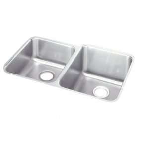 Gourmet Stainless Steel 30 3/4 x 21 Undermount Double Basin Kitchen 