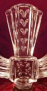 Lovely FLOWER ETCHED 2 LIGHT CANDLESTICK Pattern Help  
