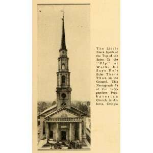  1922 Print Sutherland Stunt Climb Presbyterian Atlanta 