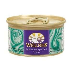  Wellness Canned Cat Food Sardines, Shrimp & Crab 3oz Pet 