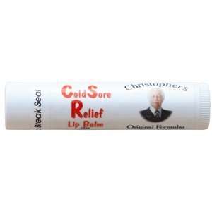  Cold Sore Relief Lip Balm .14 oz.   Dr. Christophers 
