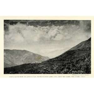  1921 Print Cauca Valley Colombia Andes Mountains Landscape 