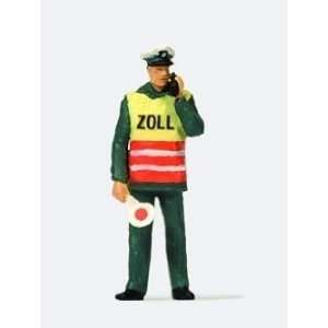  Preiser 28100 Customs Officer in Safety Vest Toys & Games