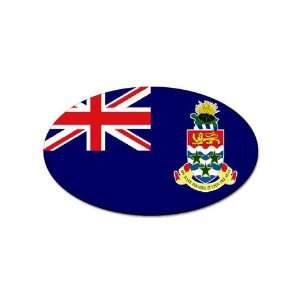 Cayman Islands Flag oval sticker