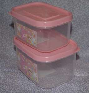 CareBears 2pc Mini Storage Container Cheer & Love a Lot  