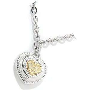   Heart Shape Diamond Necklace (0.06 ct.tw.): Evyatar Rabbani: Jewelry