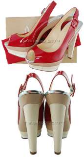 Stunning Christian Louboutin 123 Scarpe 140 Patent Calf Leather 