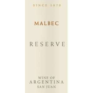  Graffigna Centenario Reserve Malbec 2009 Grocery 