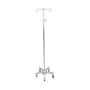  Deluxe Heavyweight I.V. Pole, 5 Leg, Infusion Pump Style 
