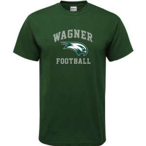   Wagner Seahawks Forest Green Football Arch T Shirt: Sports & Outdoors