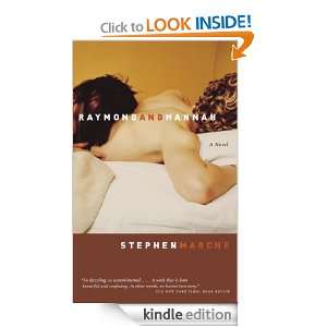 Raymond and Hannah Stephen Marche  Kindle Store