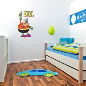 Spongebob Mermaidman Evil Wall Decal Wall Decor 30 X 19