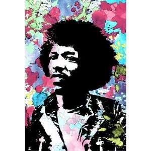  Jimi Hendrix (Color Collage) Music Poster Print