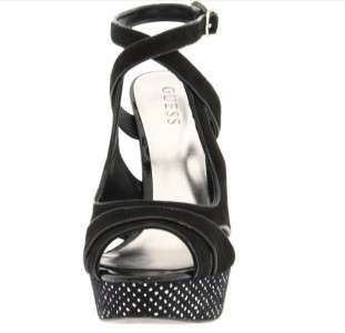   KINETIC Suede Platform Pumps w/Sparkle Slingback Shoes Heels  