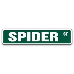  SPIDER  Street Sign  spiders insects entomology gift 