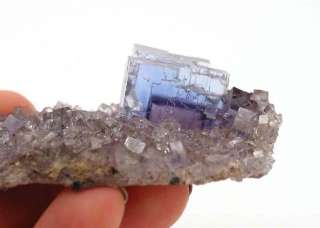 1888 Fluorit fluorite Minerva Mine Cave in Rock USA Illinois  