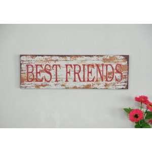   Decor with Inspirational Saying BEST FRIENDS Patio, Lawn & Garden
