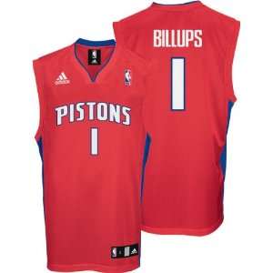 Chauncey Billups Jersey adidas Red Replica #1 Detroit Pistons Jersey 