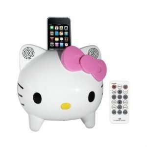  Hello Kitty Stereo Speaker System with Built in iPhone 