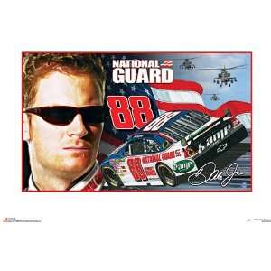  Sam Bass Dale Earnhardt, Jr. National Guard 08 Poster 