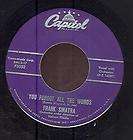 Frank Sinatra Some Came Running Capitol 1958 VG+ 45  