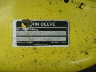 John Deere 425 445 455 JD 54 Mower Deck Turf Parts Garden Tractor 