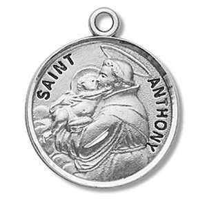  Sterling Silver Patron Saint St Anthony Catholic Religious 