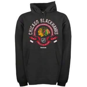  Chicago Blackhawks Black The Main Attraction Hooded Fleece 