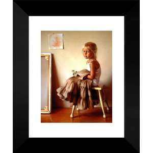  Portrait of Artists Daughter, Sophia Rose 15x18 Framed 
