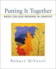 Putting It Together Basic College Reading in Context, (0312136897 