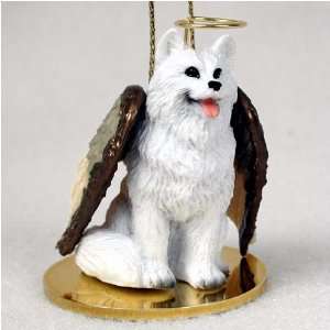  American Eskimo Angel Dog Ornament: Home & Kitchen