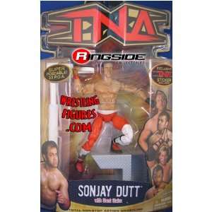  SONJAY DUTT (RED)   TNA SERIES 6 TNA TOY WRESTLING ACTION 