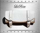 LaRosa Harley Softail Chopper Rigid White Ostrich Design Leather Tool 