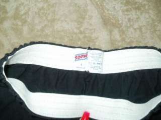 SOFFE jrs SMALL black elastic waist CHEER/DANCE athletic shorts 23x2.5 