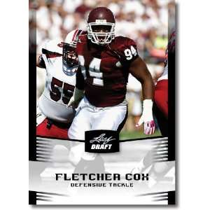  2012 Leaf Draft Day Black #20 Fletcher Cox   Mississippi 