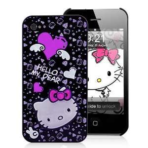  Cute Hello Kitty Pattern Hard Case For iPhone 4 and 4S 