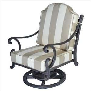  Athena Swivel Rocking Club Chair (Black) (39H x 29W x 27 