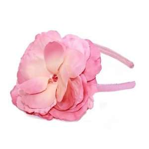  Candy Pink Rose Hard Headband Beauty