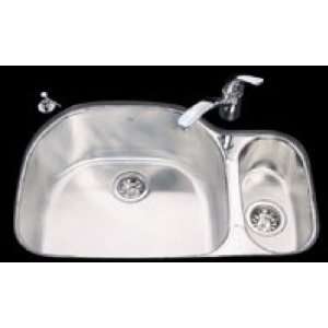 UC213290RKE 32 Undermount Combination Double Bowl Stainless Steel 