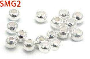   Sterling Silver Spacer beads charm jewelry fit bracelet 5*2.5mm SMG2