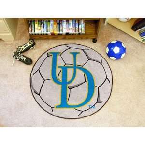   Delaware Fightin Blue Hens NCAA Soccer Ball Round Floor Mat (29