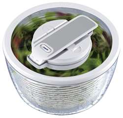 Zyliss Smart Touch Salad Spinner 4 6 Servings. GREEN 054067159027 