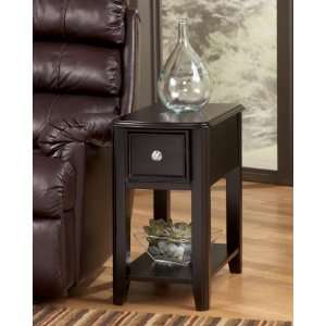 Almost Black Chairside End Table