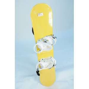  New Snowjam Glowstick Yellow Snowboard with Spice Jr Small 