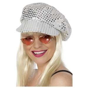  Smiffys Disco Sequin Hat   Silver Toys & Games