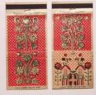 1955 2 Matchbooks Tapestry Patterns Ohio Match Company