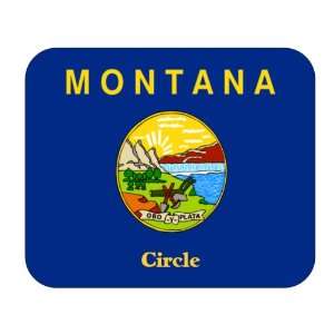    US State Flag   Circle, Montana (MT) Mouse Pad 