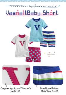   Toddler Boy Girl Short Sleeve Sleepwear Set VaenaitBaby Short  